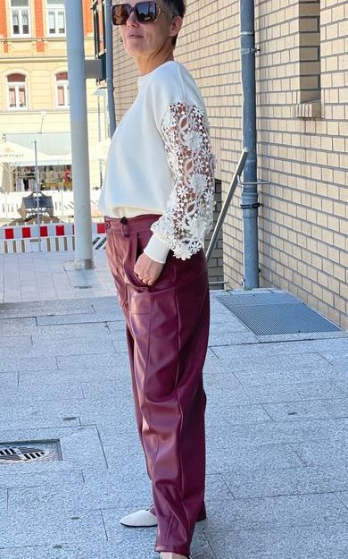 Ballonhose in Lederoptik – Bild 3