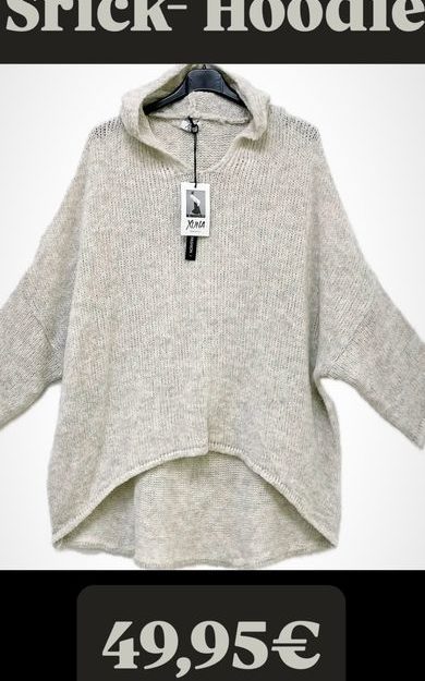 Strick-Hoodie